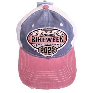 Capsmith Bike Week 2022 Hat Daytona Beach Gray Orange White NWT